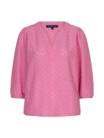Red Button De Top Ajour is gemaakt van broderi 42 Pink 
