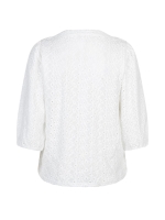 Red Button De Top Ajour is gemaakt van broderi 38 Offwhite