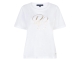 Red Button Tee Temmy Foil 623 White/gold