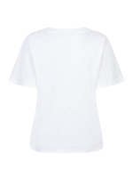 Red Button Tee Temmy Foil 623 White/gold