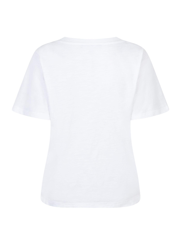 Red Button Tee Temmy Foil 623 White/gold