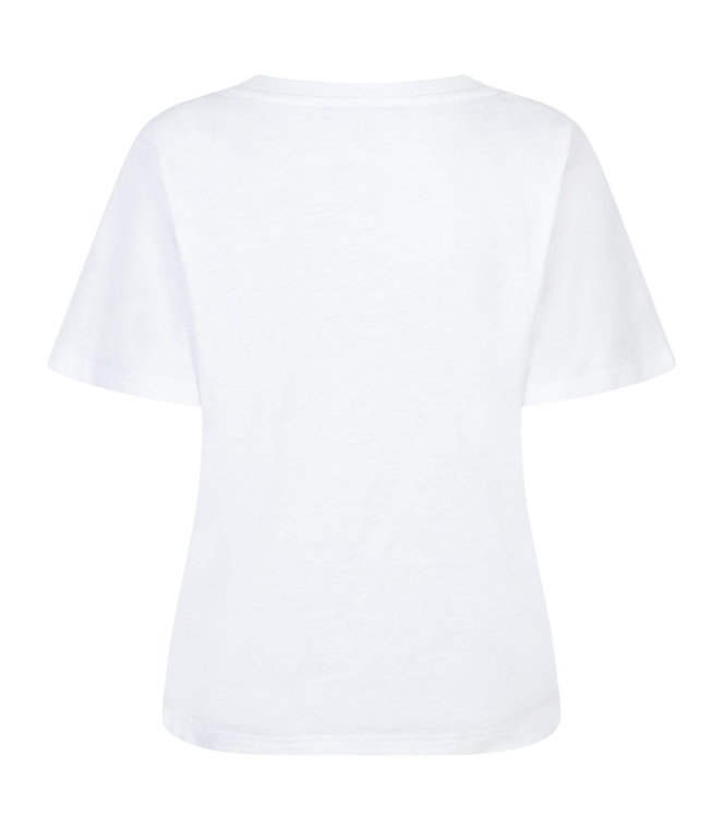 Red Button Tee Temmy Foil 623 White/gold