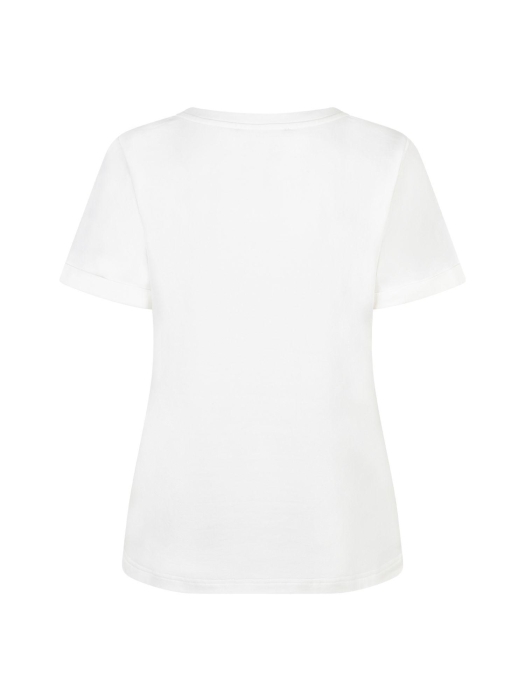 Red Button De Tee Temmy Authentic is een wit t 619 Offwhite/jeansblue