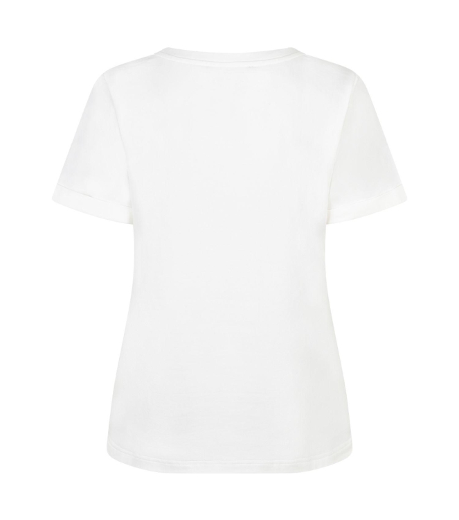 Red Button De Tee Temmy Authentic is een wit t 619 Offwhite/jeansblue