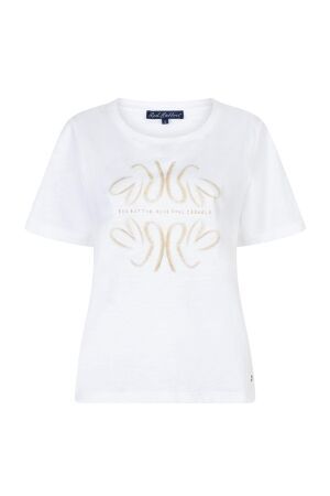Red Button De Tee Temmy Butterfly is een wit t 625 White/butteryellow