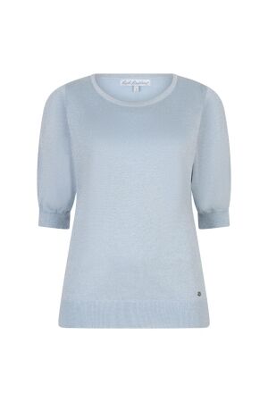 Red Button De Sweet Sparkle is een fijngebreid 31 Light blue