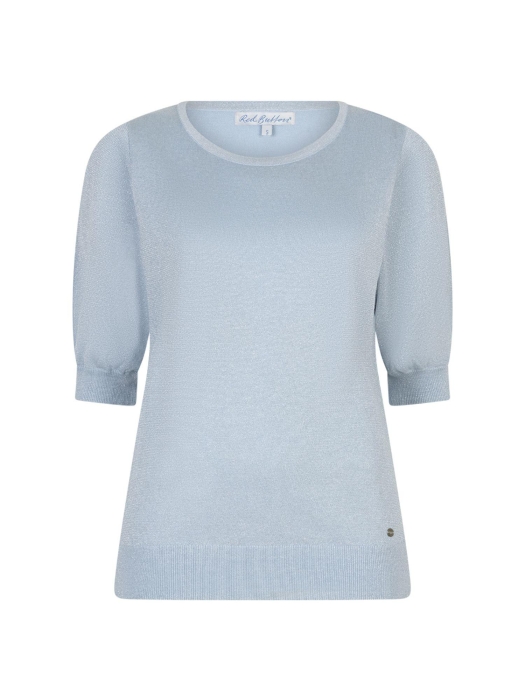 Red Button De Sweet Sparkle is een fijngebreid 31 Light blue