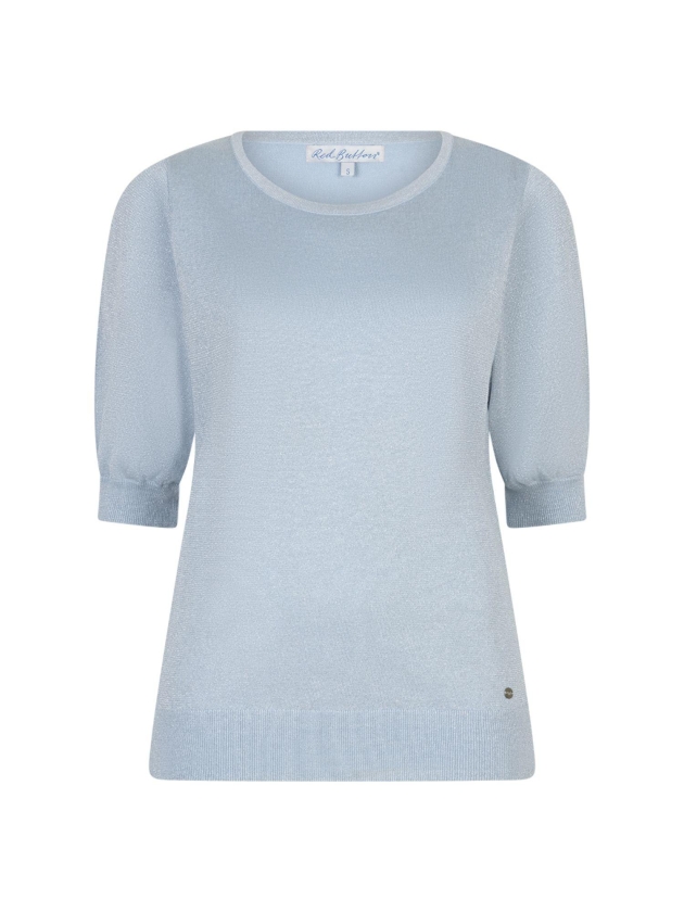 Red Button De Sweet Sparkle is een fijngebreid 31 Light blue