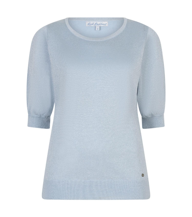Red Button De Sweet Sparkle is een fijngebreid 31 Light blue