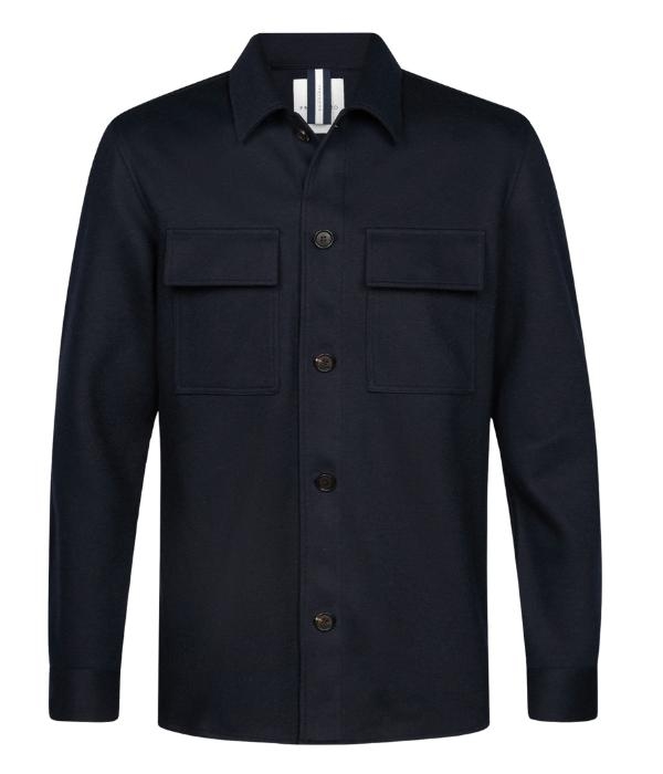 Profuomo OVERSHIRT KNITTED NAVY PNavy