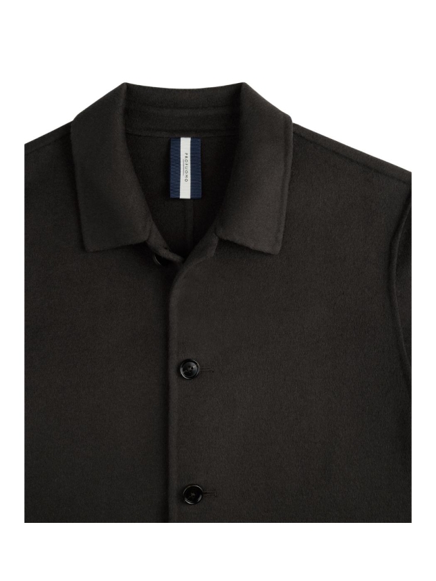 Profuomo OVERSHIRT WO BASIC D.BROWN H2 Dark brown