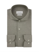 Profuomo SHIRT X-CUTAWAY SF BROWN HBrown