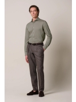 Profuomo SHIRT X-CUTAWAY SF BROWN HBrown