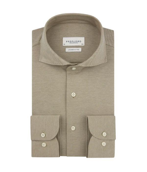 Profuomo SHIRT X-CUTAWAY SF COGNAC 1 Cognac