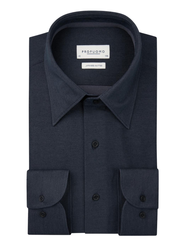 Profuomo SHIRT X-CUTAWAY SF NAVY PNavy