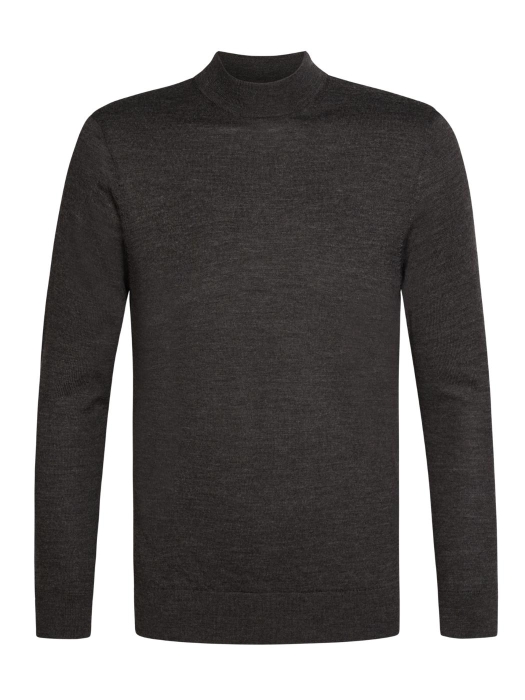 Profuomo PULLOVER MOCK NECK D BROWN H2 Dark brown