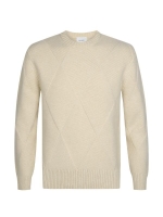 Profuomo PULLOVER CREW NECK SAND F1 Sand