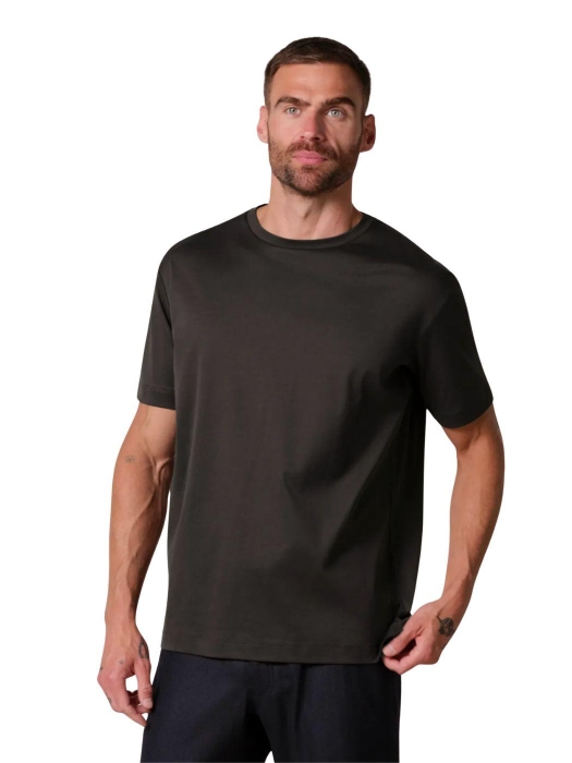 Profuomo T-SHIRT CREW NECK SS D BROWN H2 Dark brown