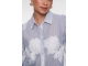 Geisha Blouse embroidered flowers 625 Blue