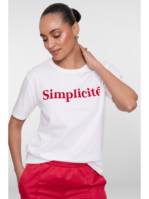 Geisha T-shirt simplicite 10 Off white