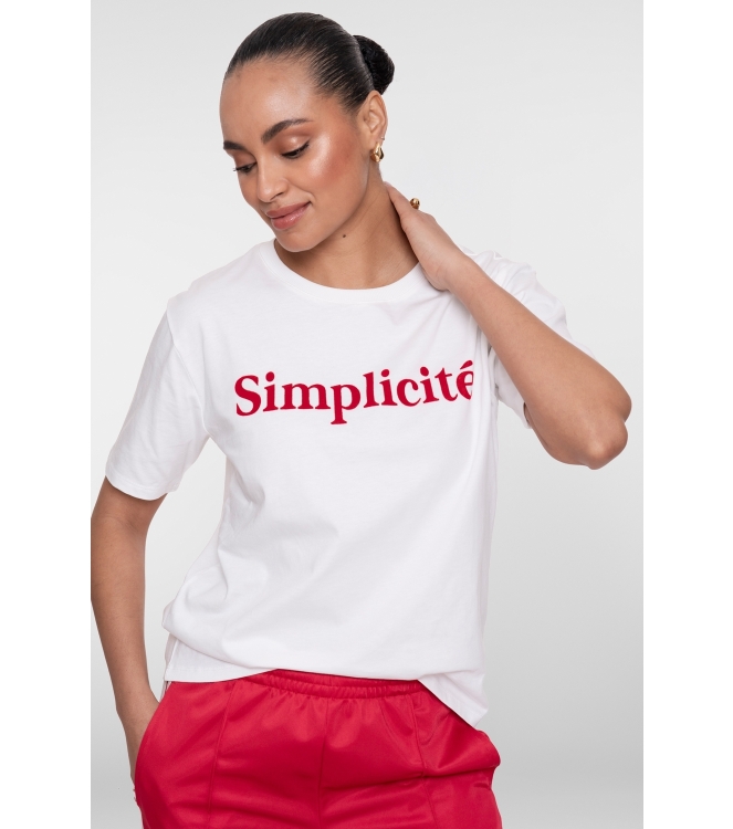 Geisha T-shirt simplicite 10 Off white