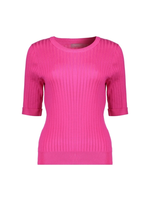 Geisha Pull basic s/sl 445 Fuchsia