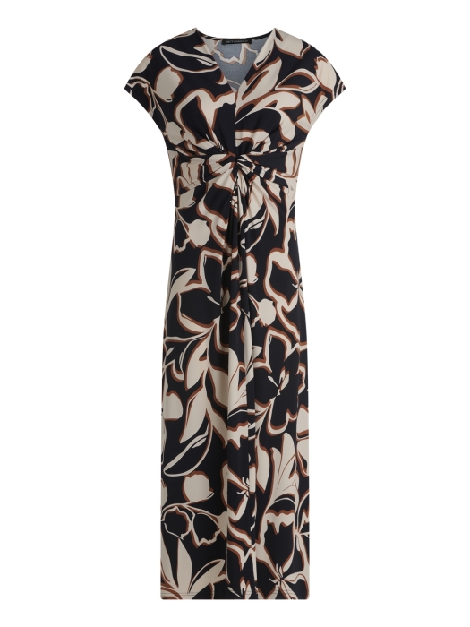 Betty Barclay Kleid Lang 1/2 Arm 8876 Dark blue/brown