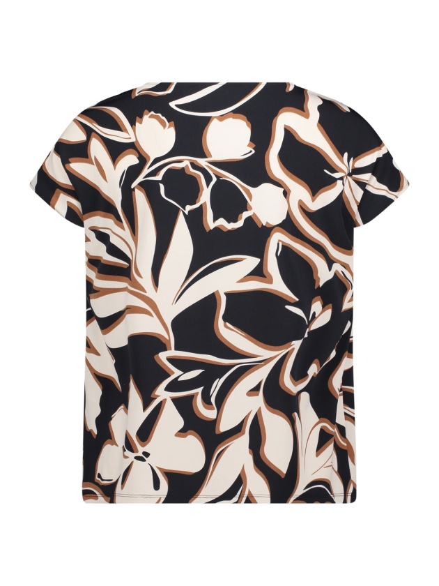 Betty Barclay Shirt Kurz 1/2 Arm 8876 Dark blue/brown