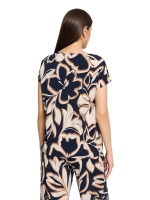 Betty Barclay Shirt Kurz 1/2 Arm 8876 Dark blue/brown