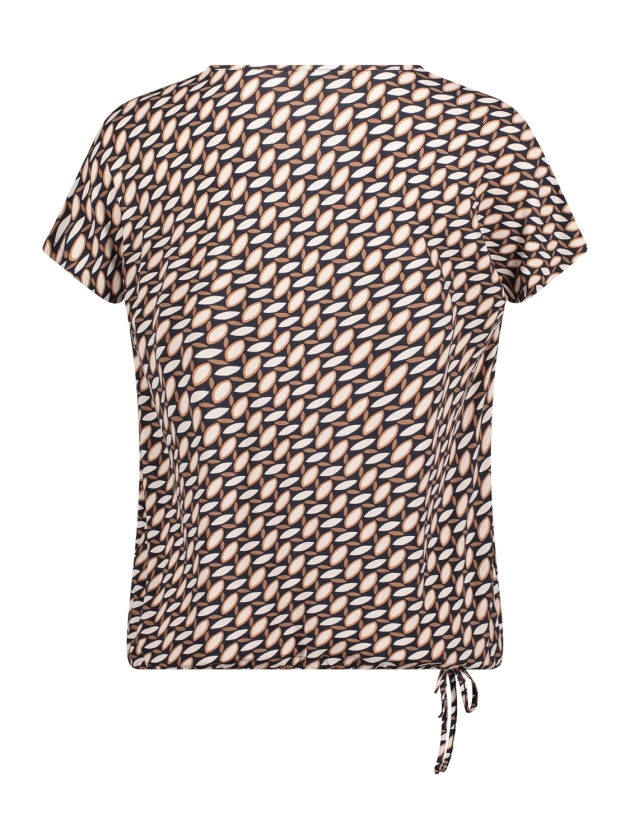 Betty Barclay Shirt Kurz 1/2 Arm 8876 Dark blue/brown