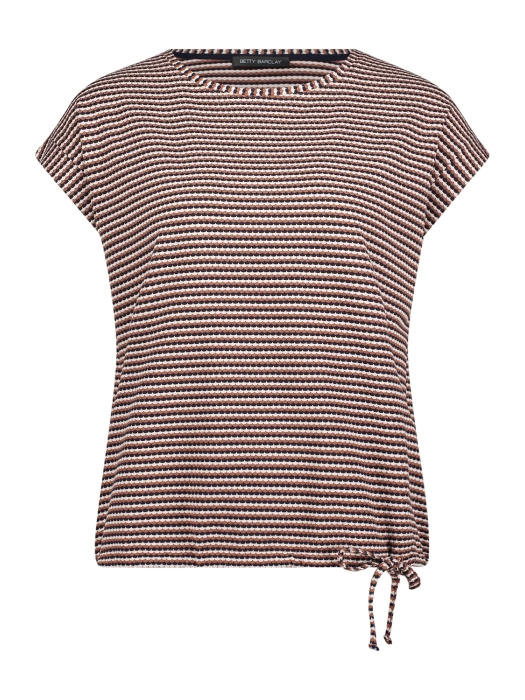 Betty Barclay Shirt Kurz 1/2 Arm 8876 Dark blue/brown