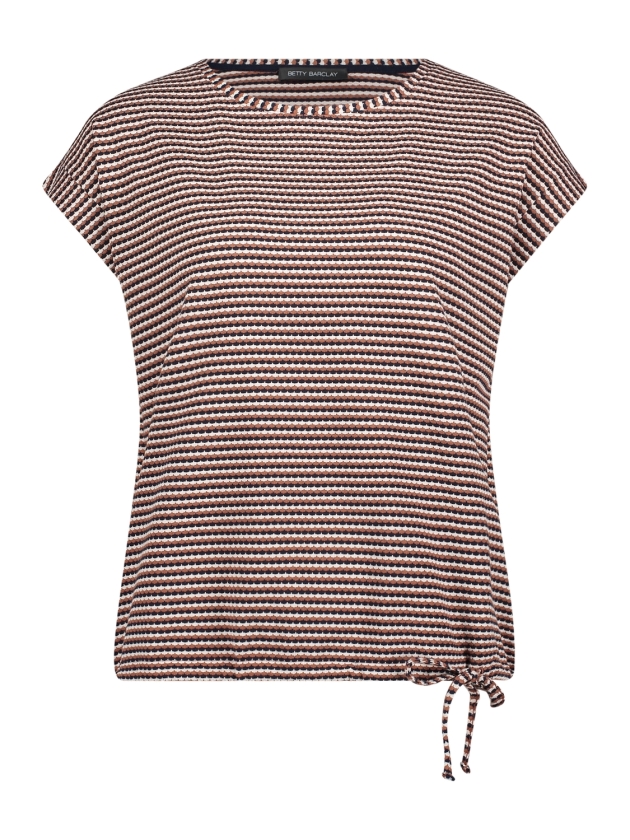 Betty Barclay Shirt Kurz 1/2 Arm 8876 Dark blue/brown