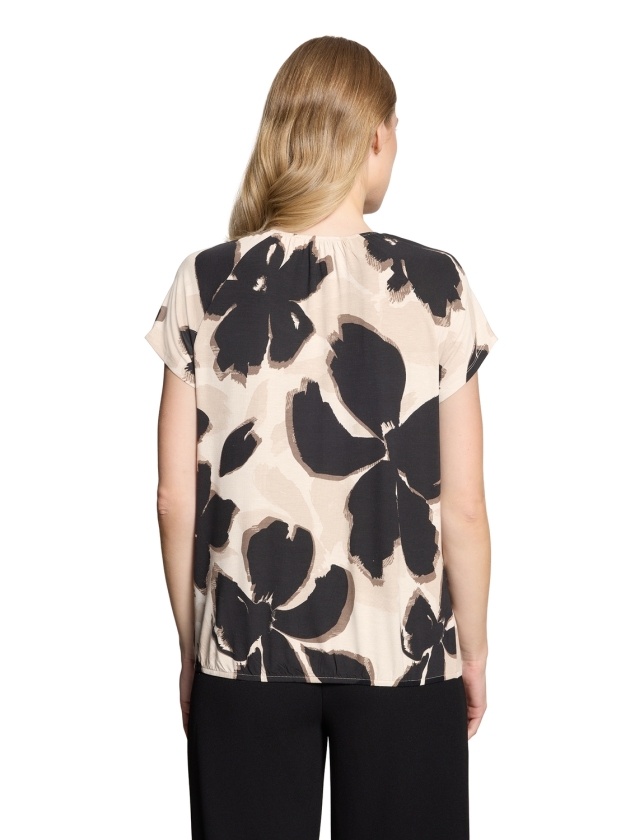 Betty Barclay Shirt Kurz 1/2 Arm 7898 Beige black