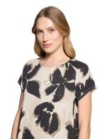 Betty Barclay Shirt Kurz 1/2 Arm 7898 Beige black