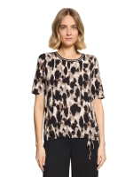 Betty Barclay Shirt Kurz 1/2 Arm 7898 Beige/ black