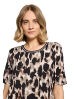 Betty Barclay Shirt Kurz 1/2 Arm 7898 Beige/ black