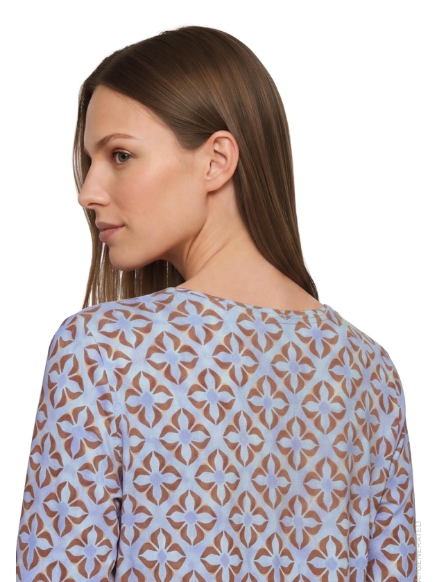 Betty Barclay Shirt Kurz 3/4 Arm 8870 Blue/brown