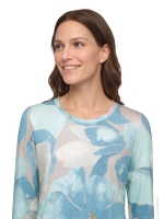 Betty Barclay Shirt Kurz 3/4 Arm 8899 Petrol/grey