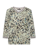 Betty Barclay Shirt Kurz 3/4 Arm 7885 Beige/petrol