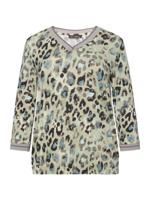 Betty Barclay Shirt Kurz 3/4 Arm 7885 Beige/petrol