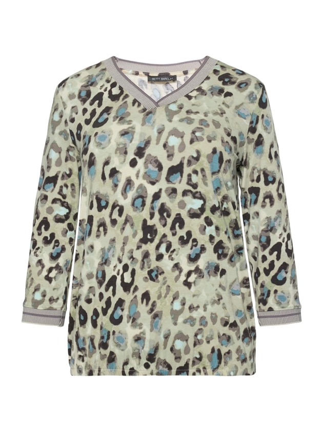 Betty Barclay Shirt Kurz 3/4 Arm 7885 Beige/petrol