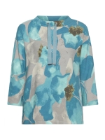 Betty Barclay Sweat Kurz 3/4 Arm 8899 Petrol/grey