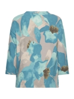 Betty Barclay Sweat Kurz 3/4 Arm 8899 Petrol/grey