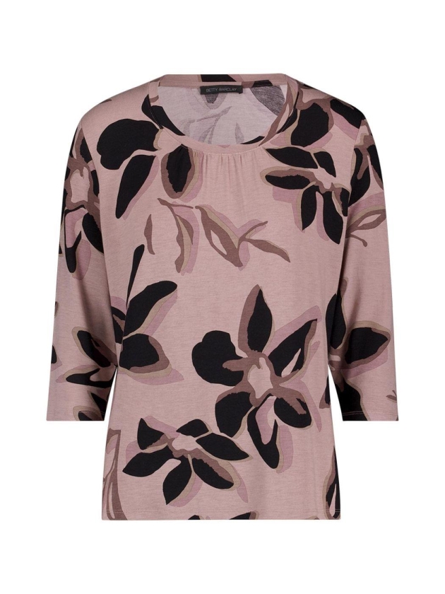 Betty Barclay Shirt Kurz 3/4 Arm 4896 Rose/black