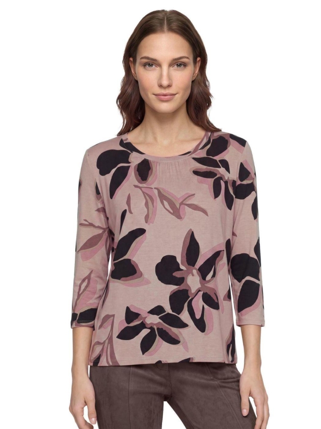 Betty Barclay Shirt Kurz 3/4 Arm 4896 Rose/black