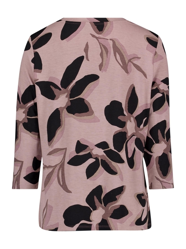 Betty Barclay Shirt Kurz 3/4 Arm 4896 Rose/black