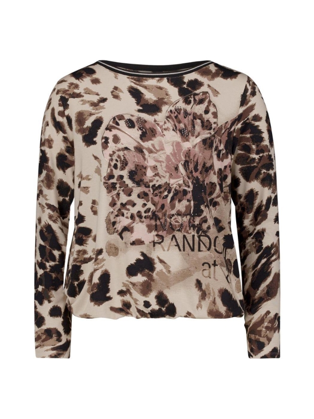 Betty Barclay Shirt Kurz 1/1 Arm 7898 Beige/ black