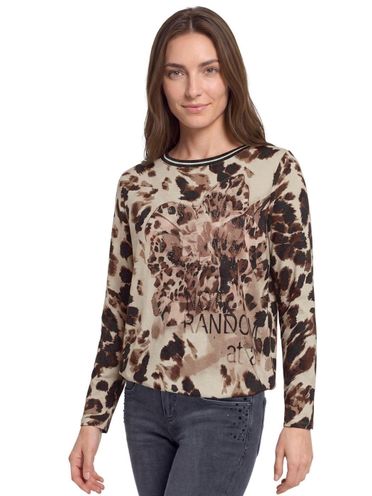 Betty Barclay Shirt Kurz 1/1 Arm 7898 Beige/ black