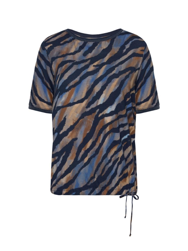 Betty Barclay Shirt Kurz 1/2 Arm 8870 Blue/brown