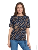 Betty Barclay Shirt Kurz 1/2 Arm 8870 Blue/brown